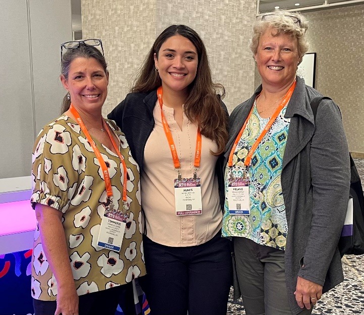 Timmerie Cohen, Agnes Sevilla and Melanie Dempsey