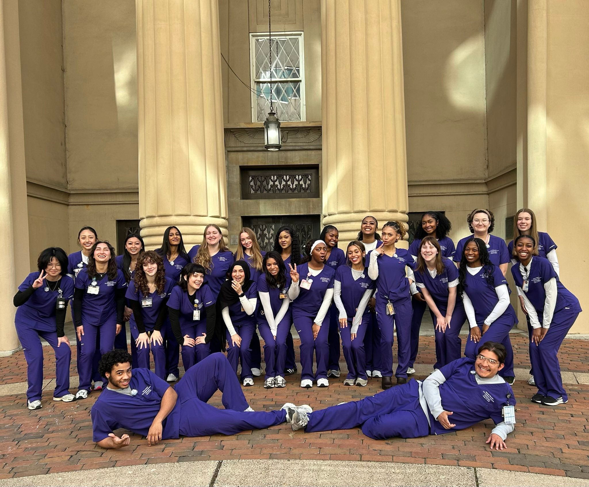 Radiography class of 2028 cohort - silly pic version