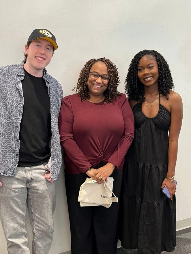 Tanya Craig, RTT (pictured with seniors Brandon Cutrer and Jayla Hardy)